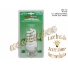 Lampadina a risparmio energetico E27 - luce fredda - 20W