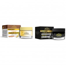 RETINOL COMPLEX  MASCHERA VISO PEEL OFF GOLD ILLUMINANTE E BLACK MASK PURIFICANTE A SCELTA